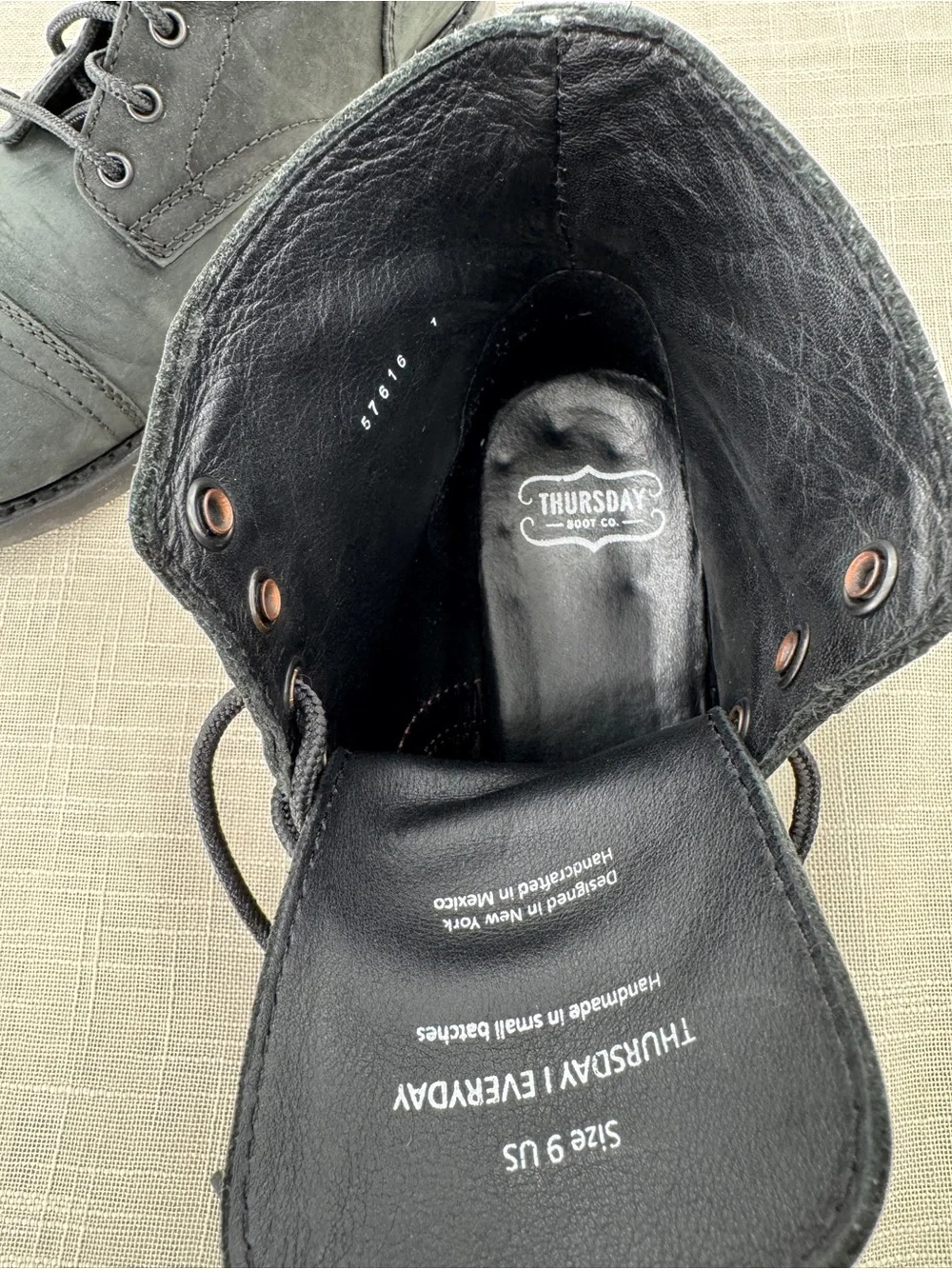 Thursday Boot Co Captain Boots Matte Black Size 9